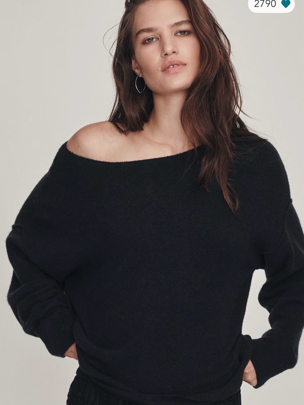 Anthropologie Boatneck Wool-Blend Sweater | Like New | S